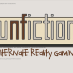 The Unfiction logo with the subtitle "Alternate Reality Gaming" superimposed against an image of the forum